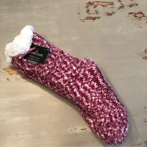 Cuddl Duds Sherpa Lined Lounge Socks